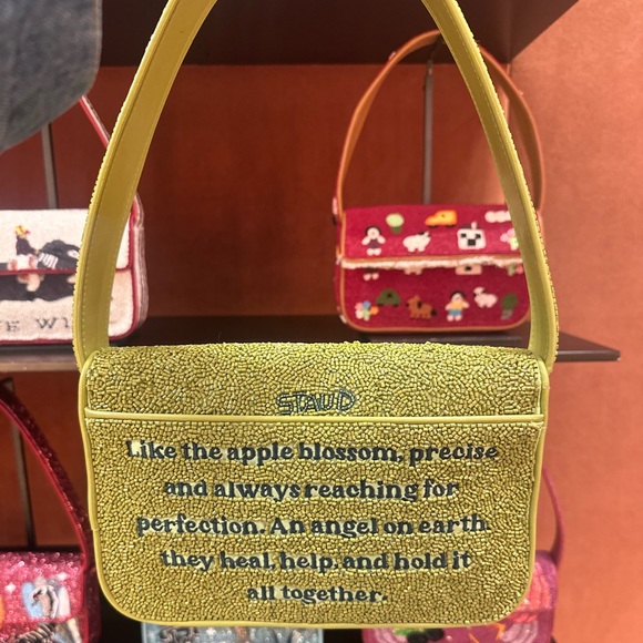 STAUD BEADED ZODIAC TOMMY BAG VIRGO - Picture 5 of 11